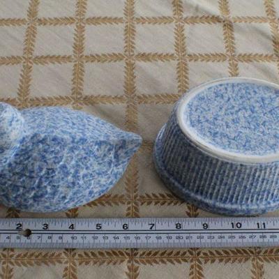 Lot #237: Vintage Mid Century Modern Ceramic Duck Theme Covered Dish by POTTERY CRAFTâ„¢