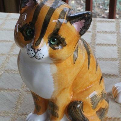 Lot #242: Vintage Group of (3) Ceramic Cats FORMALITIESâ„¢ by Baum Bros