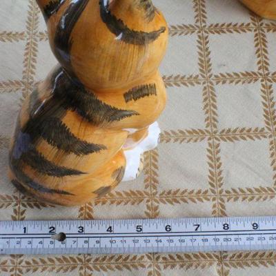 Lot #242: Vintage Group of (3) Ceramic Cats FORMALITIESâ„¢ by Baum Bros