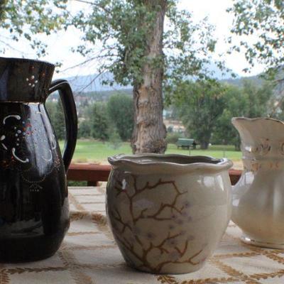 Lot #245: Group of (3) Assorted Small Home Deco Creations