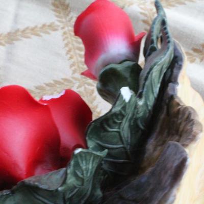 Lot #247: Vintage Rose Bouquet Porcelain Creation 