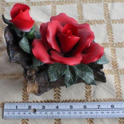 Lot #247: Vintage Rose Bouquet Porcelain Creation 