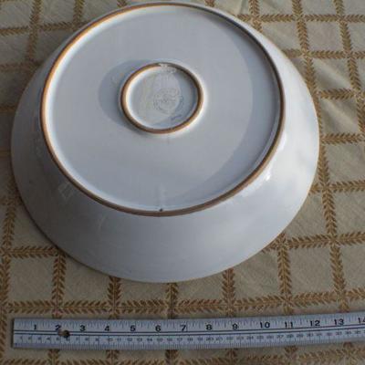 Lot #252: Large Vintage CALECAâ„¢ MADE IN ITALY Hand Painted Serving Plate Fruit Theme