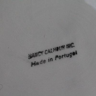 Lot #254: Vintage Hand Painted MADE IN PORTUGAL Large Serving Plate 