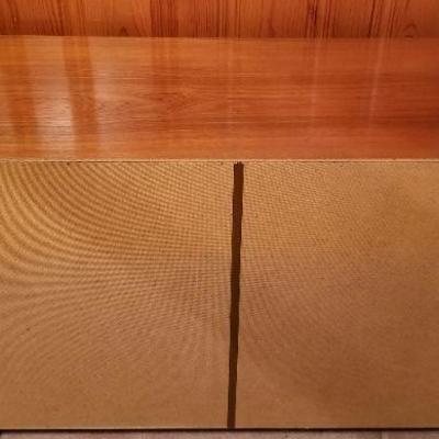 Lot #261: Vintage Buffet with Media Organizing Slots