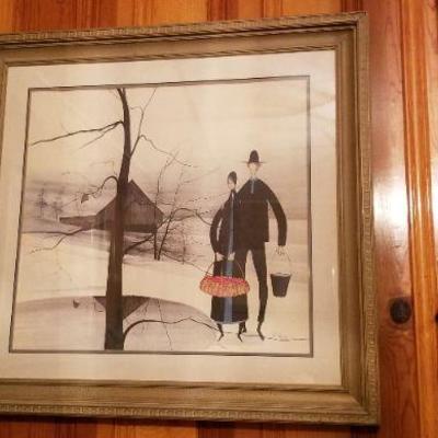 Lot #263: Vintage Original Fine Art Lithograph by Patricia Buckley Moss