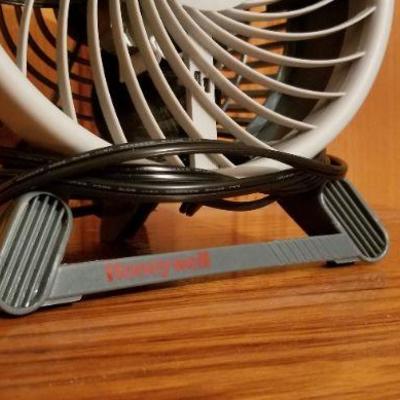 Lot #267: HONEYWELL Small Table Fan Office Saver