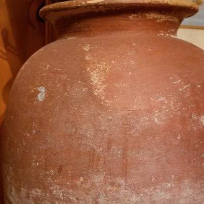 Lot #270: Large Deco Vase w/ Artificial Arrangement