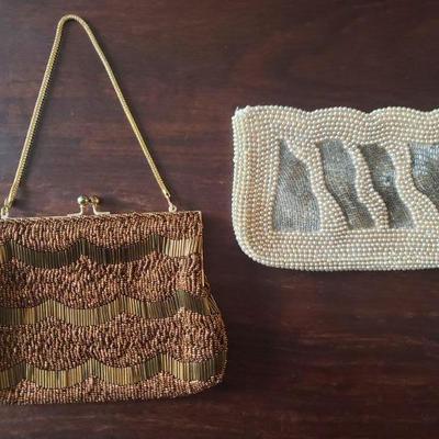 Lot 274: (2) Vintage Beaded Purses