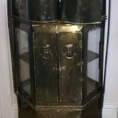 Vintage Brass Beverage Cart From Singapore