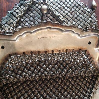 Lot 276: Antique German Silver Mesh Purse