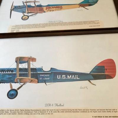 Two Framed Bi-Plane Drawings