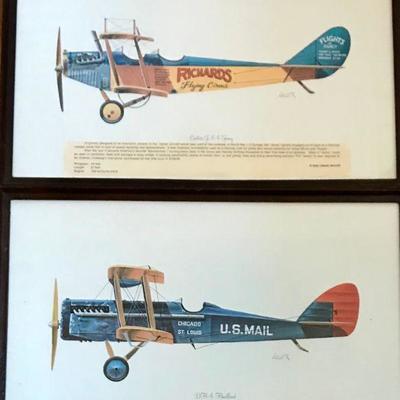 Two Framed Bi-Plane Drawings