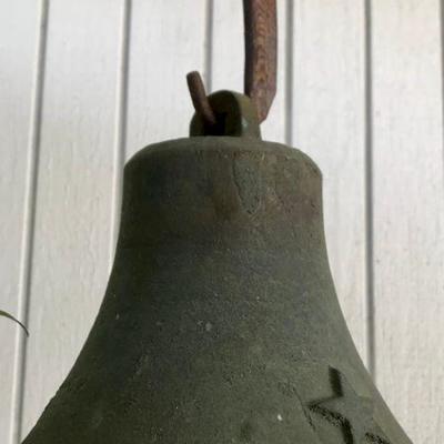 Vintage Metal Bell With Chain