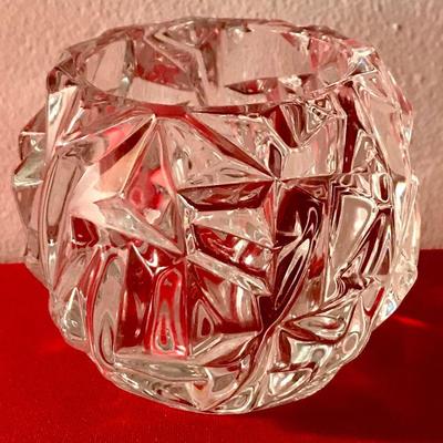 Tiffany Crystal Candle Holder