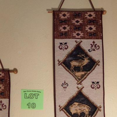 LOT 10  TWO TAPESTRIES