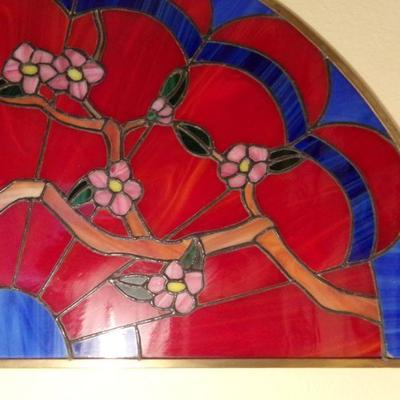 LOT 12  BEAUTIFUL STAINED GLASS