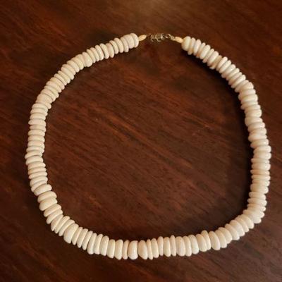 Lot 323: Native American 17" Heishi Necklace 