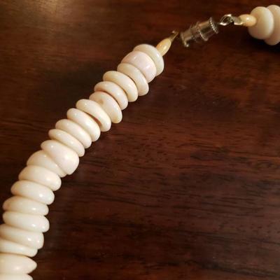 Lot 323: Native American 17" Heishi Necklace 