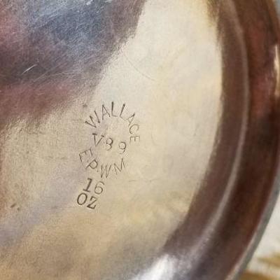Lot #338: Vintage Silverplated WALLACE Teapot