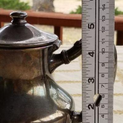 Lot #338: Vintage Silverplated WALLACE Teapot
