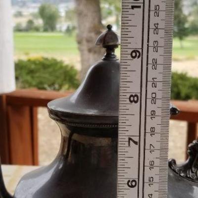 Lot #339: Vintage HARTFORD STERLING CO. Pitcher (handle damage)