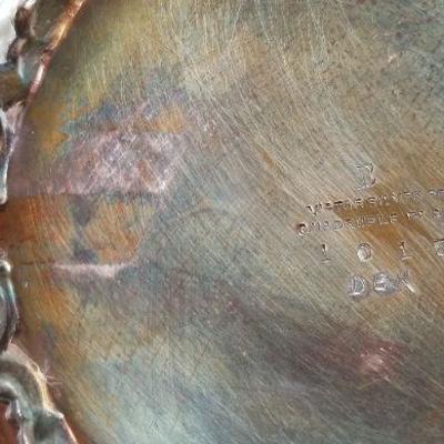 Lot #342: Vintage Silver Plated Serving Dish w/ Handle