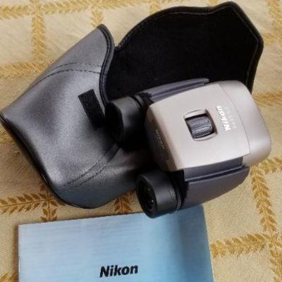 Lot #348: NIKON 8 x 25 Binoculars w/ Soft Case