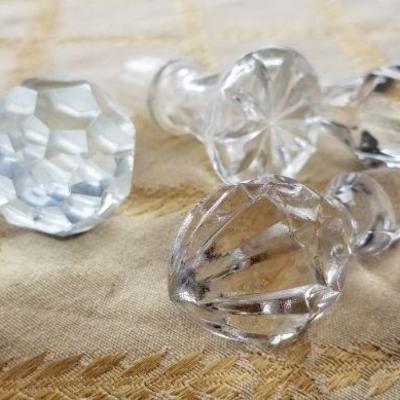 Lot #354: (5) Assorted Glass Wine Stoppers