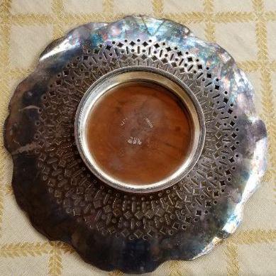 Lot #357: Vintage Pair of Plated Silver Creations
