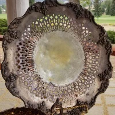 Lot #357: Vintage Pair of Plated Silver Creations