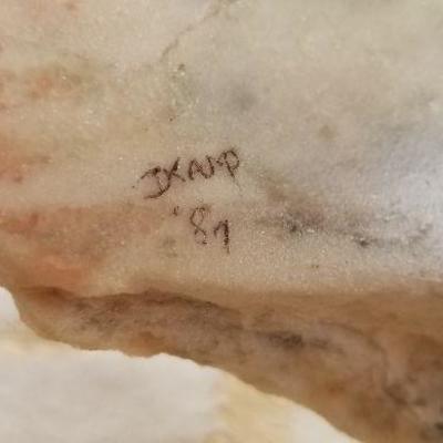 Lot #363: Vintage Art on Stone Creation SIGNED