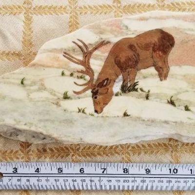 Lot #363: Vintage Art on Stone Creation SIGNED