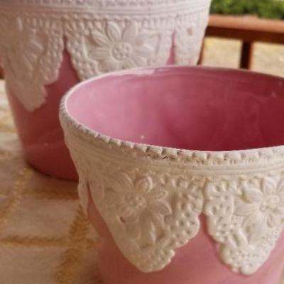 Lot #372: Group of (4) Assorted Flower Pots