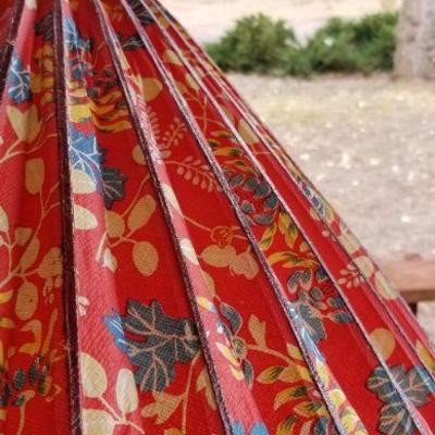 Lot #375: Vintage Asian Umbrella 