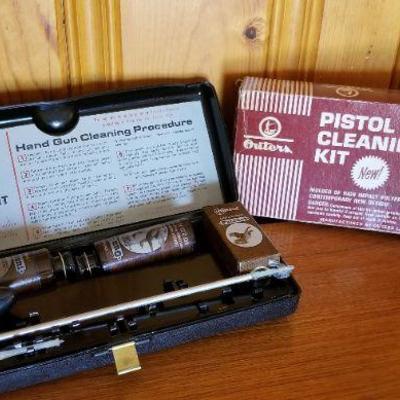 Lot #383: Vintage Pistol Cleaning Kit (fluid bottles empty)