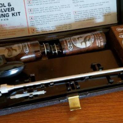 Lot #383: Vintage Pistol Cleaning Kit (fluid bottles empty)