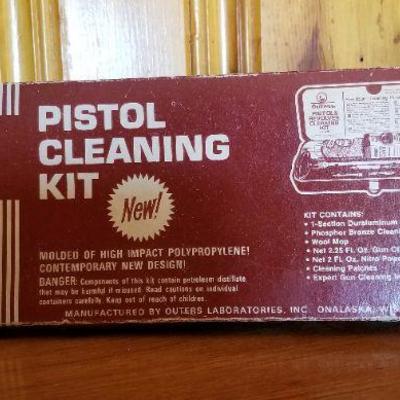 Lot #383: Vintage Pistol Cleaning Kit (fluid bottles empty)