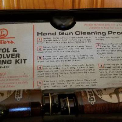 Lot #383: Vintage Pistol Cleaning Kit (fluid bottles empty)