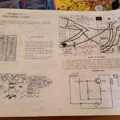 Lot #395: Vintage 65 in 1 Electronic Project Kit