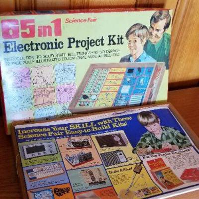 Lot #395: Vintage 65 in 1 Electronic Project Kit