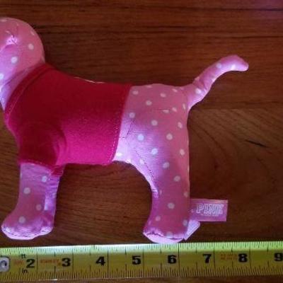Lot #398: Vintage PINK Pair of Retired Toy Dogs