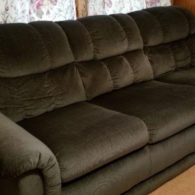 Lot #401: Vintage La-Z-Boy Sleeper Sofa