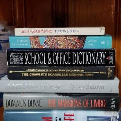Lot #404: Bundle of Hardback Books (feat. Dominick Dunne)