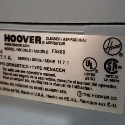 Lot #421: HOOVER Carpet Steamer Cleaner w/ Detergent (1 is Half full 1 is 1/3 Full) 