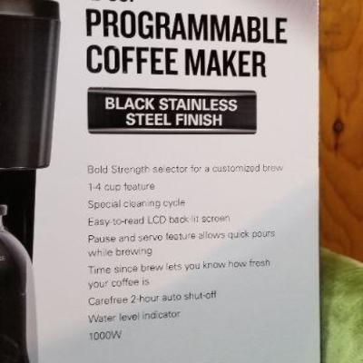 Lot #422: BELLA Ultimate Elite Programmable Coffee Maker NEW 