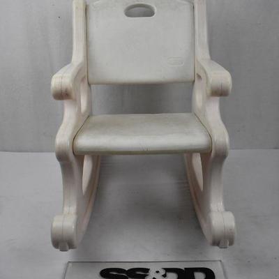 plastic kids rocking chair
