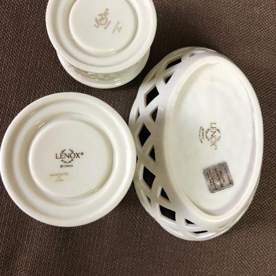 #12 3 Small pieces of Lenox China 