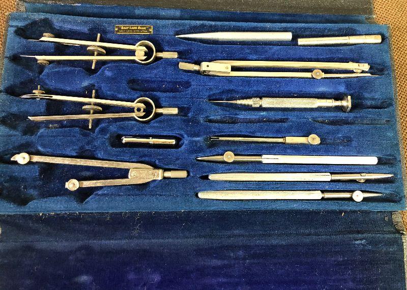 #29 Antique Drafting Set in CASE | EstateSales.org