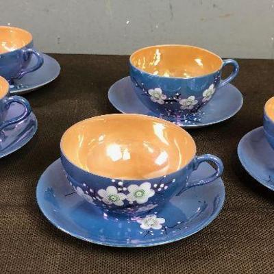 #46 Luster Ware Tea Cups from the '40's 